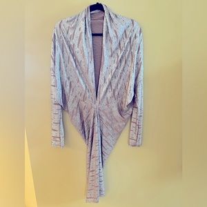 Bodycon Light Pink/ Silver Long Sleeve Sexy, Eye Catching Dress. Size L.
